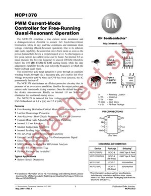 NCP1378DR2 datasheet  